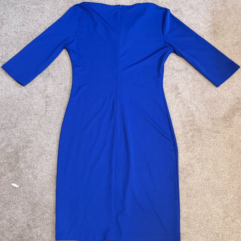 Womens Royal Blue Formal Dress Sz-XL